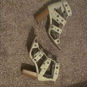 Beige Vera Wang Heels